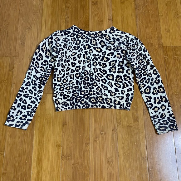 George animal print cardigan sweater XS (4/5) - Picture 2 of 3
